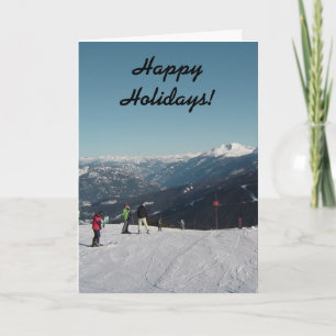 Cartão De Festividades Whistler Mountain Scene