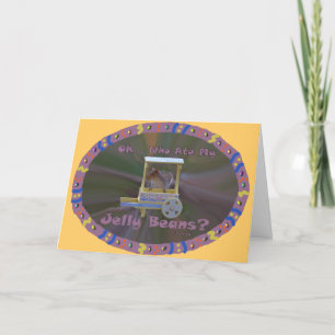 Cartão De Festividades Who Ate My Jelly Beans?