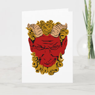 Cartão De Festividades Wicked Winter Greeting Card From Krampus