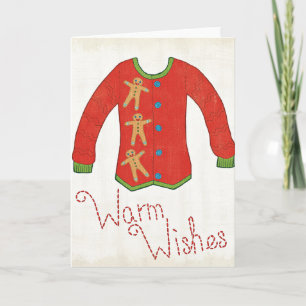 Cartão De Festividades Wild Apple   Warm Wishes - Gingerbread Man