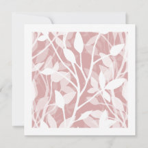 Wild Garden Mist Minimalist Botanical Art Card