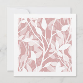 Cartão De Festividades Wild Garden Mist Minimalist Botanical Art Card