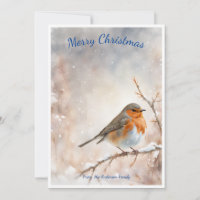 Wild Robin Wonder: Lava Aquarela Personalizada