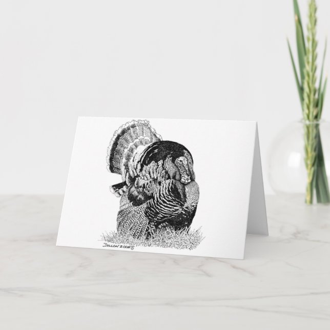 Cartão De Festividades Wild Turkey (Frente)