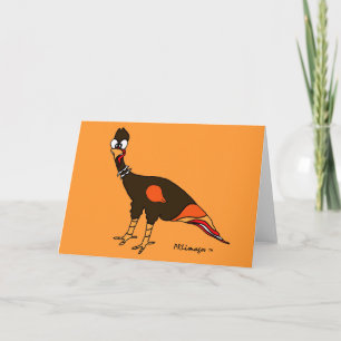 Cartão De Festividades Wild Turkey Card
