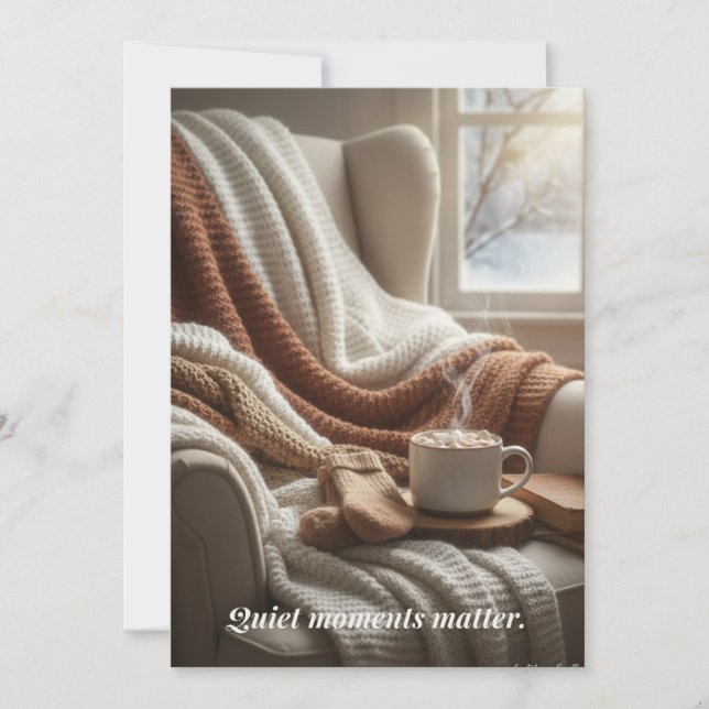 Cartão De Festividades Winter Card (Frente)