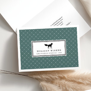 Cartão De Festividades Winter Fox Corporate Holiday