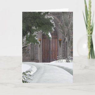 Cartão De Festividades Winter Garden Card