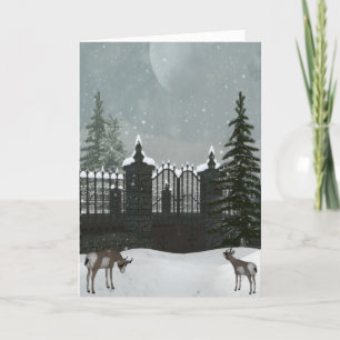 Cartão De Festividades Winter Gates Card
