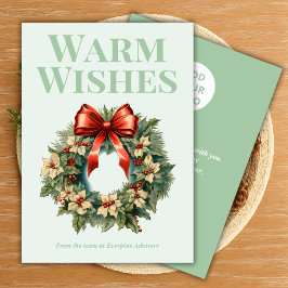 Cartão De Festividades Winter Pine Team Holiday Card