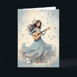 Cartão De Festividades Winter Scandi Boho Guitar Girl Música de Natal<br><div class="desc">Adote o encanto arecedor da temporada com o nosso "Winter Scandi Boho Guitar Girl Christmas Card". Esta carta encantadora mostra uma garota inspirada em boho tocando violão em um cenário de inverno escandinavo, cercada pela magia da música de Natal. Celebre a época festiva e envie desejos calorosos a quem se...</div>