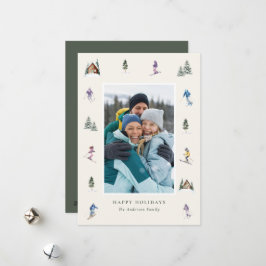 Cartão De Festividades WINTER SLOPES Photo 