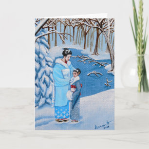 Cartão De Festividades "Winter Stroll"