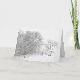 Cartão De Festividades Winter Tranquility Christmas Card
