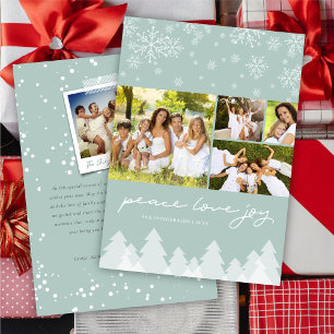 Cartão De Festividades Winter Wonderland Snowflakes Foto de feriados feli