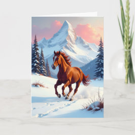 Cartão De Festividades Wintery Xmas card