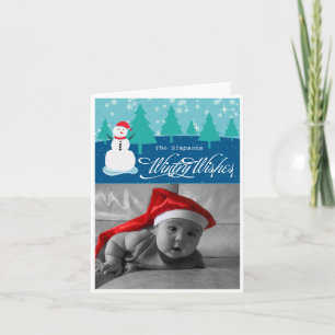 Cartão De Festividades Wintry Wish