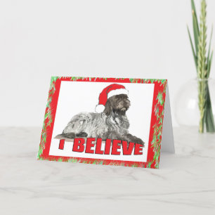 CARTÃO DE FESTIVIDADES WIREHAIRED_POINTING_GRIFFON_CARD