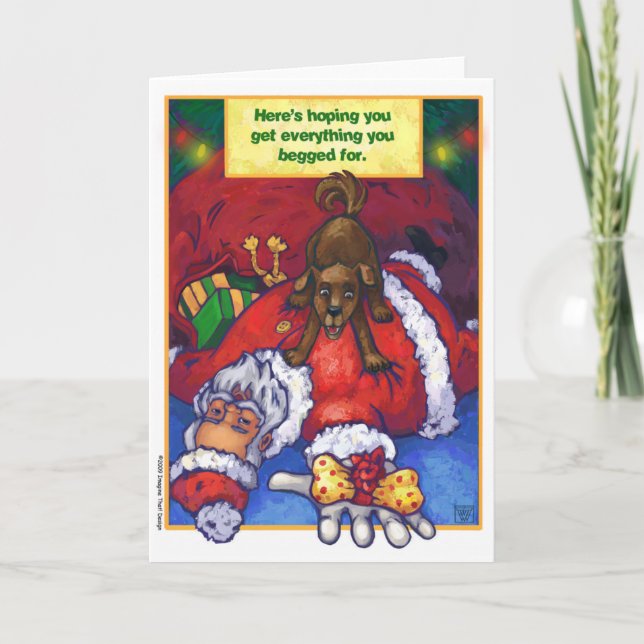 Cartão De Festividades Wish Natal (Frente)