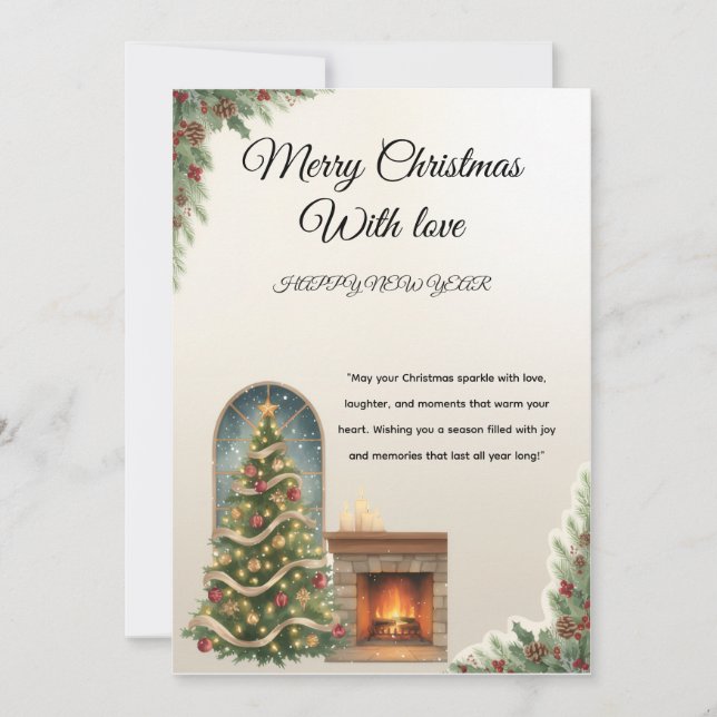 Cartão De Festividades Wishing You Christmas Magic, Christmas cards (Frente)