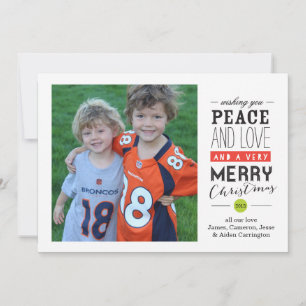 Cartão De Festividades Wishing You Holiday Photo Card