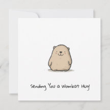 Wombat Adorable Watercolor Personalizável