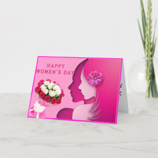 Cartão De Festividades women's day card
