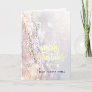 Cartão De Festividades Wonderland Branches de inverno