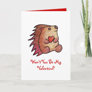 Cartão De Festividades Won't You Be My Valentine?