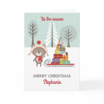 Woodland Bear Christmas