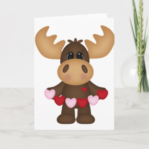 Cartão De Festividades Woodland Love Moose