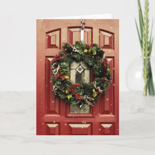 Cartão De Festividades Wreath