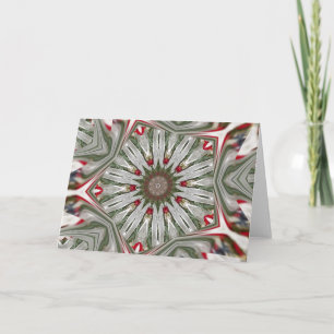 Cartão De Festividades Wreath Natal Kaleidoscope