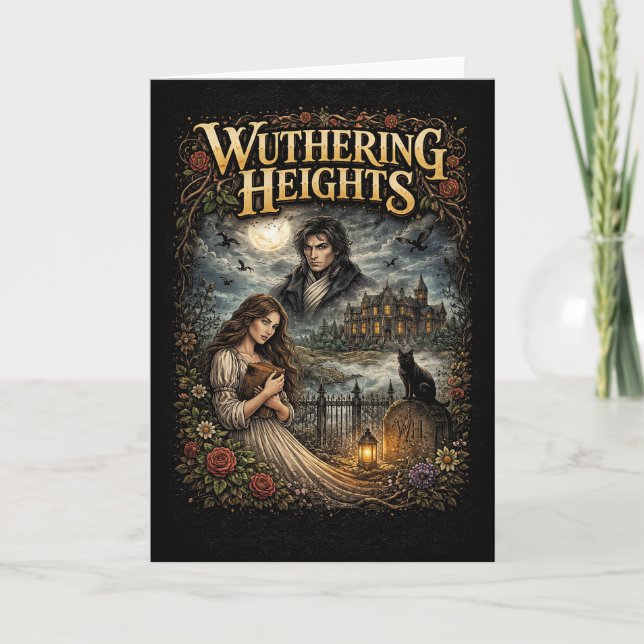 Cartão De Festividades Wuthering Heights (Frente)