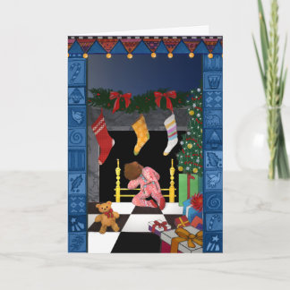 Cartão De Festividades X005 Procurando Papais noeis