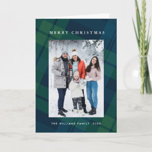 Cartão De Festividades Xadrez de Natal 2 Saudação Fotográfica