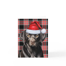 Xadrez Natal Black Lab e Red Holidy