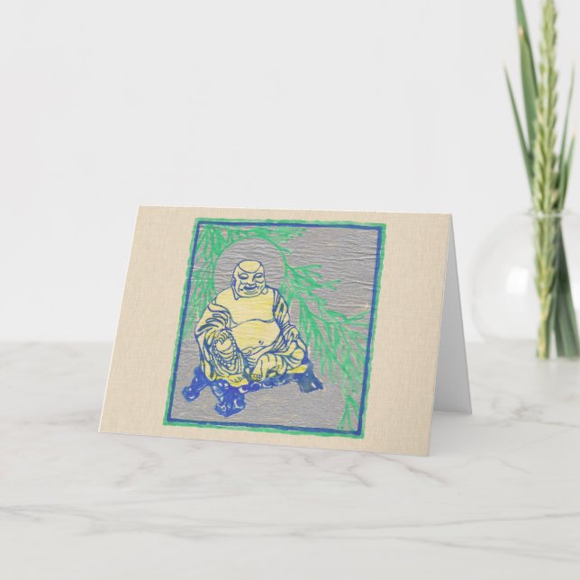 Cartão De Festividades Xmas Budai (Frente)