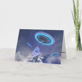 Cartão De Festividades Xmas do UFO