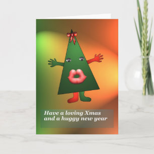 Cartão De Festividades Xmas kiss card 1 by Anjo Lafin