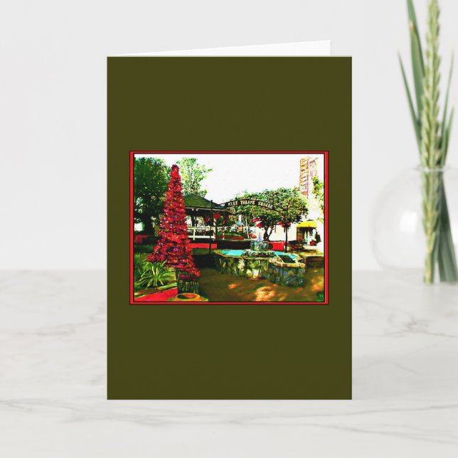 Cartão De Festividades Xmas na Flórida O MUSEUM jGibney (Frente)