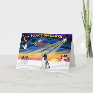 Cartão De Festividades XmasSunrise-EngSpringer-bw