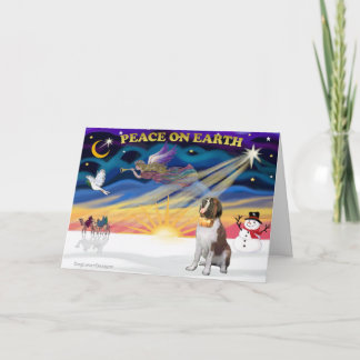 Cartão De Festividades XmasSunrise - Santo Bernard 1