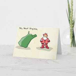 Cartão De Festividades Yes West Virginia