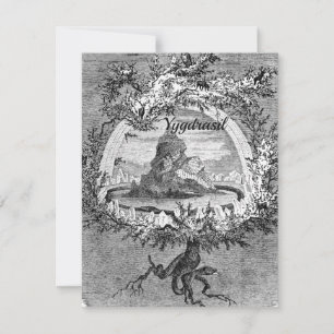 Cartão De Festividades Yggdrasil