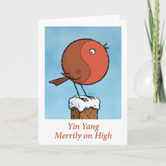 Cartão De Festividades Yin Yang Merrily no High Card