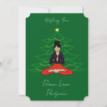 Yogi Pacífico junto à Árvore de Natal
