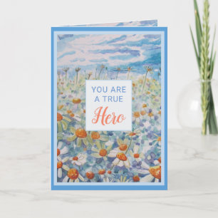 Cartão De Festividades You Are A Hero Essential Worker Thank You Card