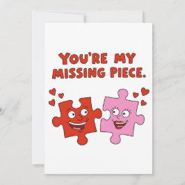 Cartão De Festividades You Are My Missing Piece Cute Puzzle Valentine