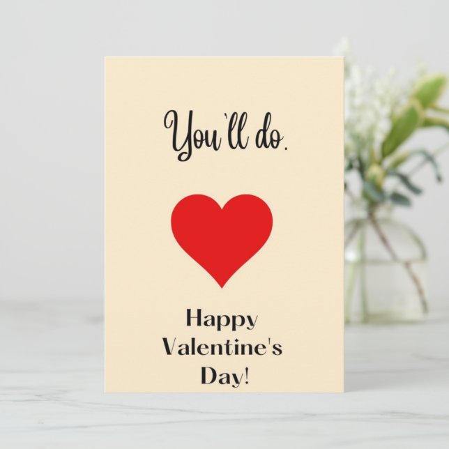 Cartão De Festividades You'll do. (Em pé/Frente)